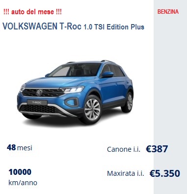 T-ROC DEL MESE